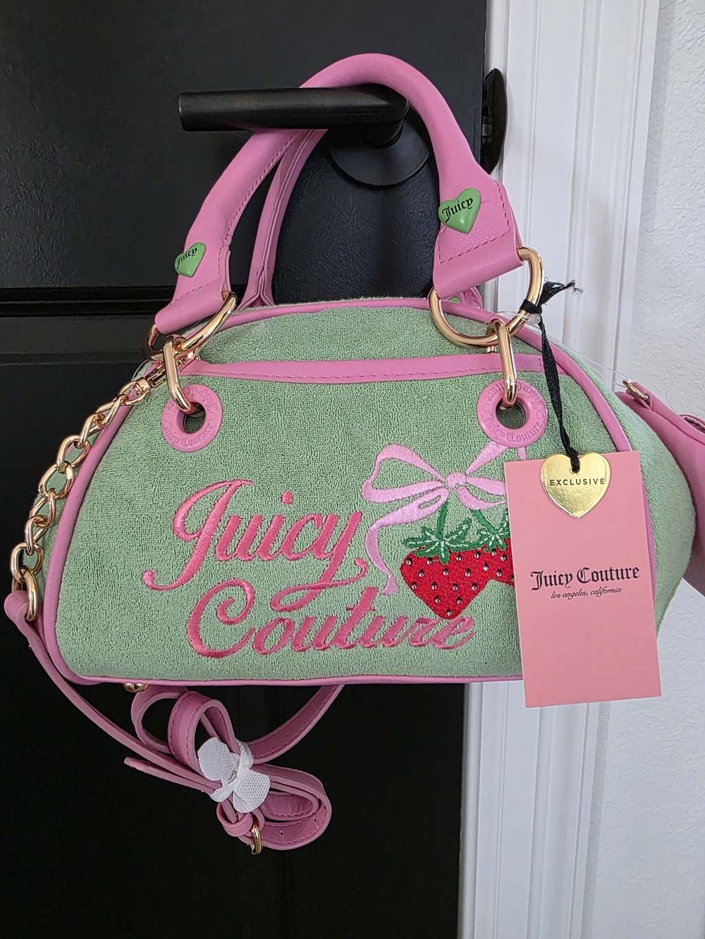 NWT Juicy Couture Retro Strawberry Satchel